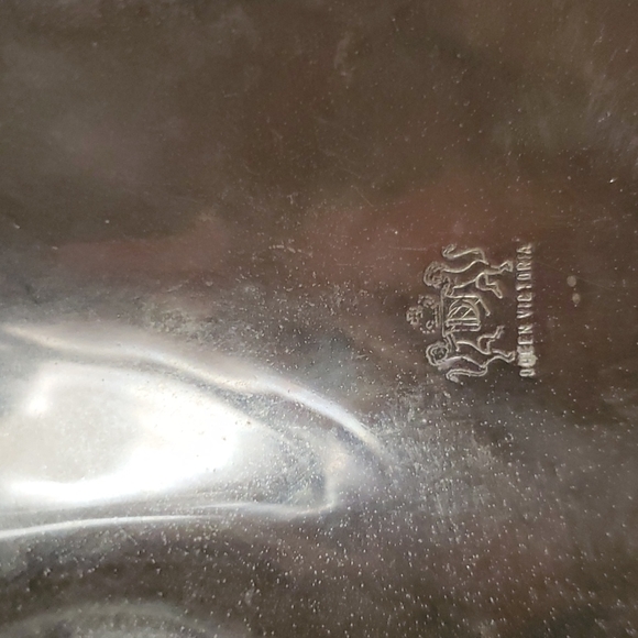 Queen Victoria Silverplate Clam Shell Dish Serving Platter Tray Grapes - Picture 8 of 8
